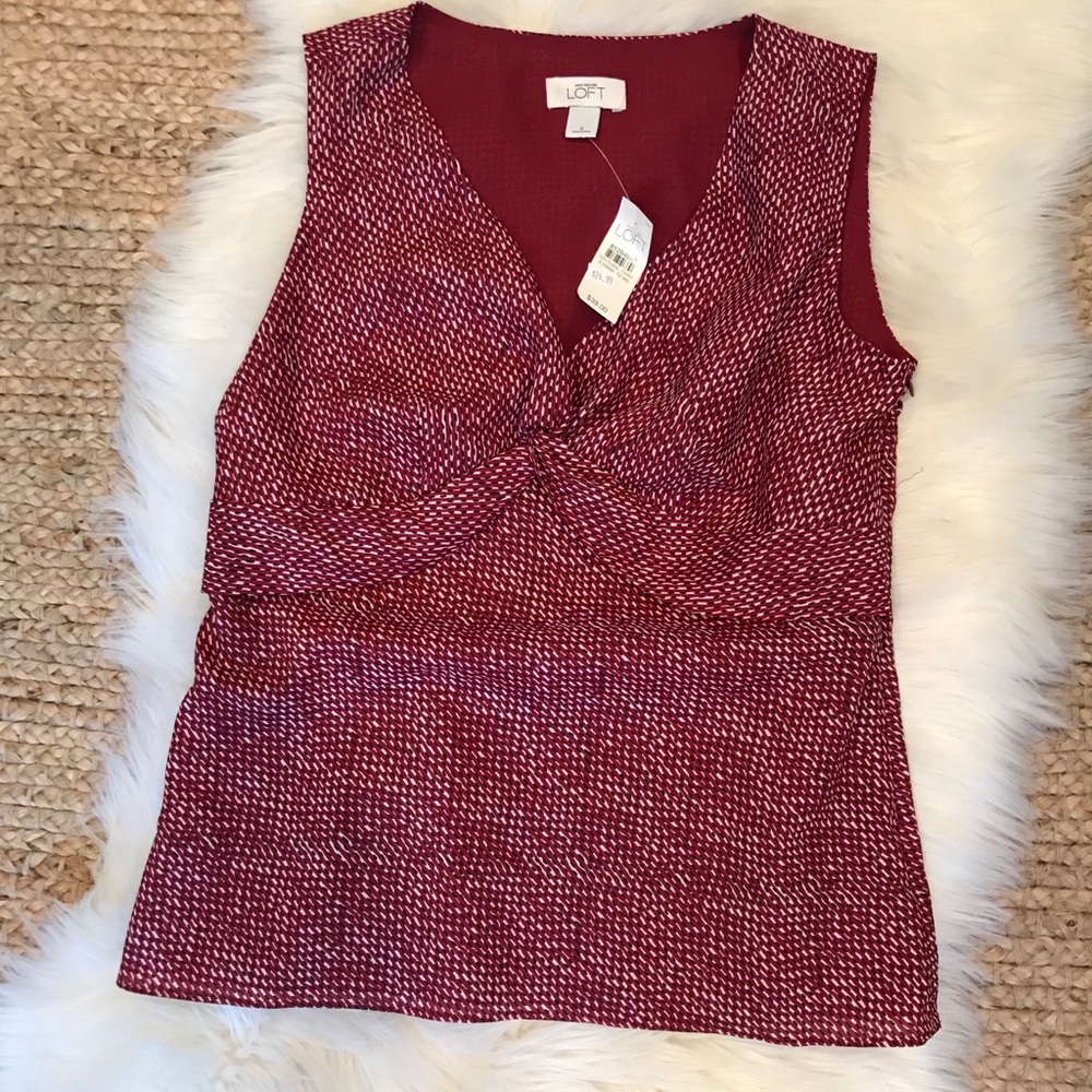Loft sleeveless blouse 6